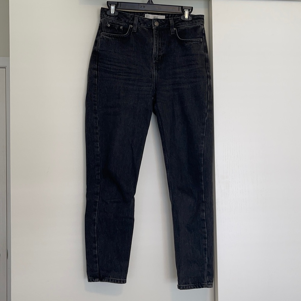Topshop "Mom" Jeans in Black - 26